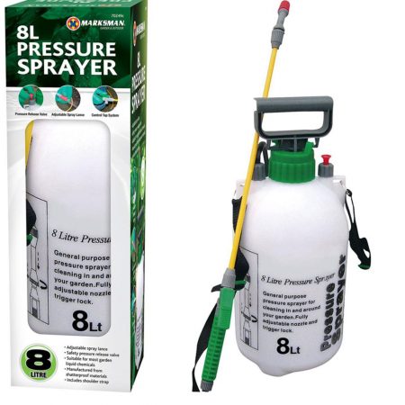 Marksmen Garden Pressure Sprayer 8L