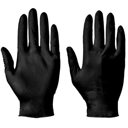 Supertouch Powderfree Nitrile Gloves Black Medical