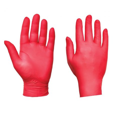 Supertouch Ultra Nitrile Powder Free Gloves Red