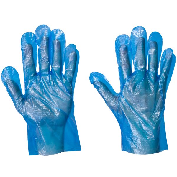Supertouch PE Disposable Gloves Blue