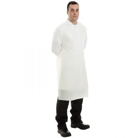 Supertouch 30 Micron PE Aprons Flat-Packed