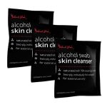 Unigloves Select Black Alcohol Sterile Cleansing Wipes - Individually Wrapped Pack of 100