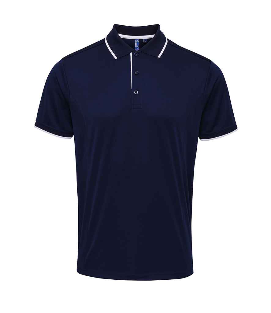 Premier Contrast Coolchecker® Piqué Polo Shirt | Pronto Direct®