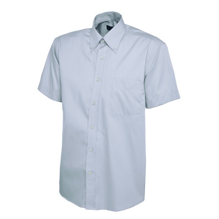 Uneek UC702 Mens Pinpoint Oxford Half Sleeve Shirt