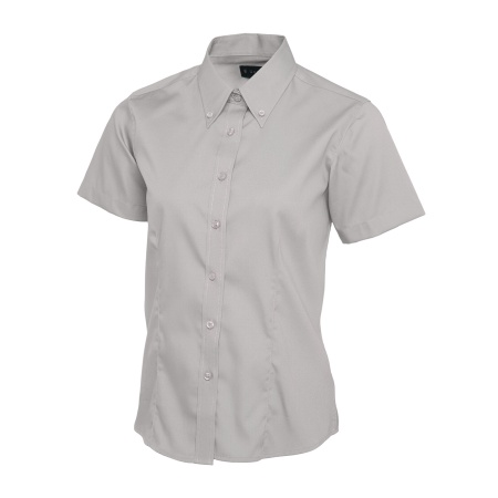 Uneek UC704 Ladies Pinpoint Oxford Half Sleeve Shirt