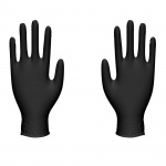 Unigloves Select Black Disposable Nitrile Tatoo Gloves - Medical Grade- Powder Free