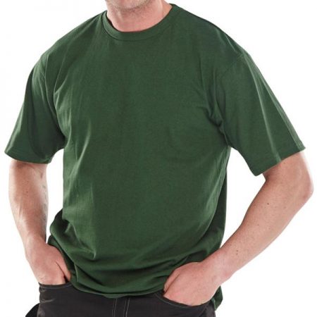 click workwear heavyweight tshirt in green