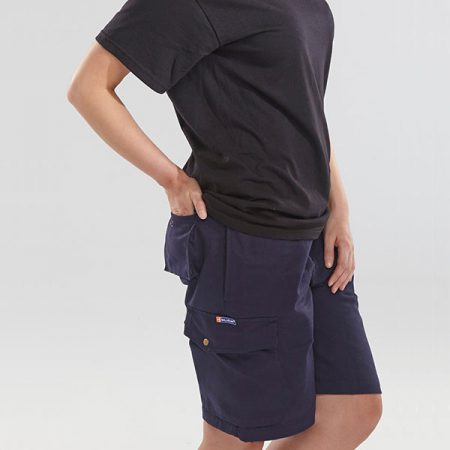 click workwear shorts in navy