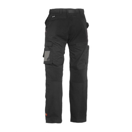 herock hector work trousers in black reverse
