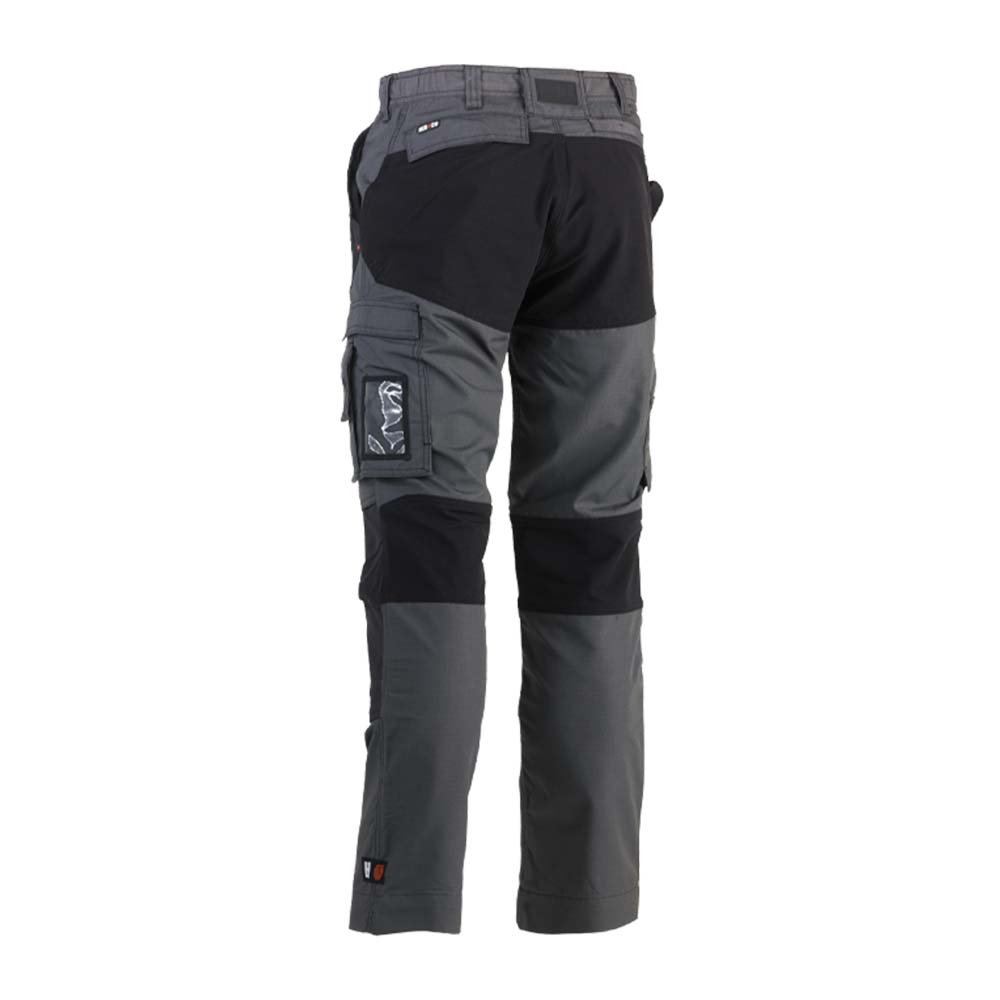 Herock Hector Short Leg Stretch Premium Work Trousers (Grey & Black) -  Pronto Direct®