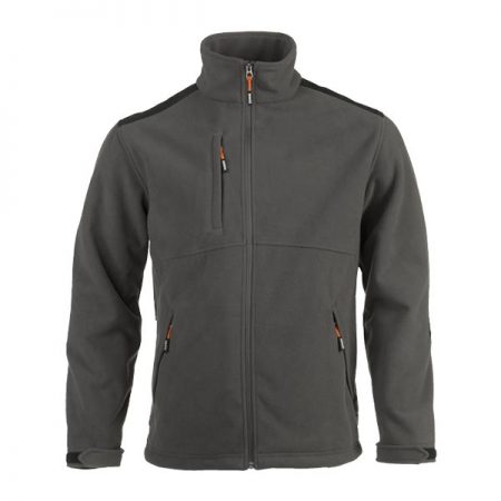 herock markus fleece jacket in grey