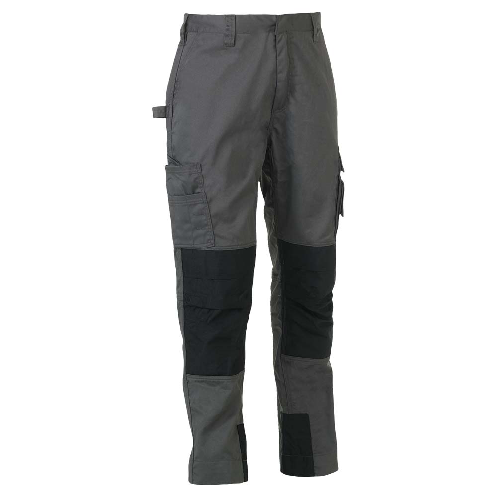 Zip-Off trousers e.s.active grey/black | Strauss