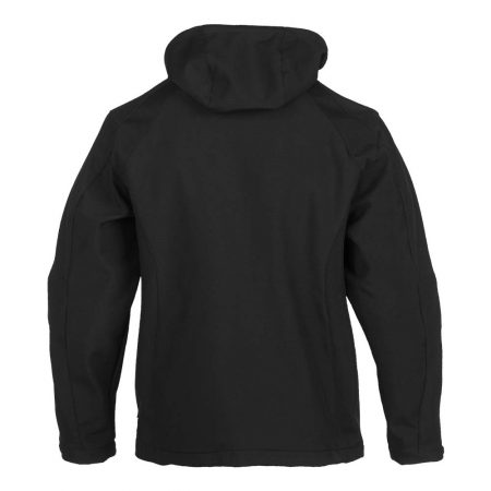 herock trystan zip-front jacket in black reverse