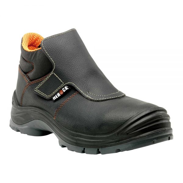 herock volcanus welding safety boots in black