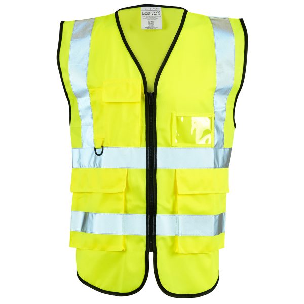 Supertouch Hi Vis Yellow Executive Vest