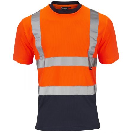 Supertouch Hi-Vis 2 Tone Orange T-Shirt